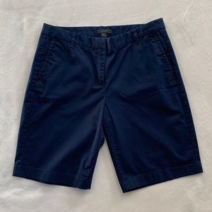 J.Crew Bermuda 9” chino navy shorts, size 4